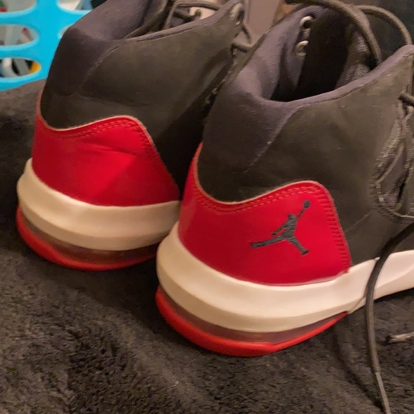 Black,Red, and White Youth Jordan’s - Picture 2 of 5
